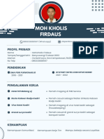 Moh Kholis Firdaus: Profil Pribadi