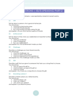 IELTS SPEAKING Recent Question Part 2