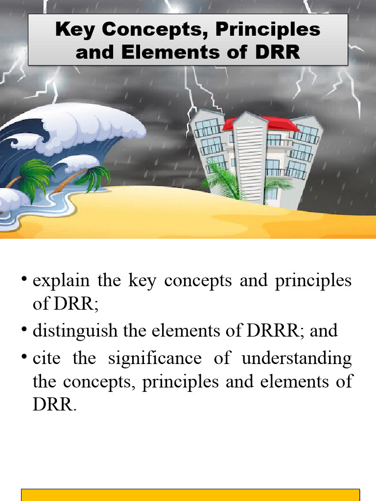 Key Concepts of Disaster Risk Reduction | PDF | Disaster Risk Reduction ...