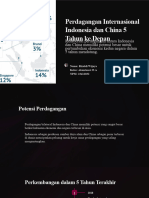 Perdagangan Internasional Indonesia Dan China 5 Tahun Ke Depan