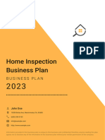 Home Inspection Business Plan
