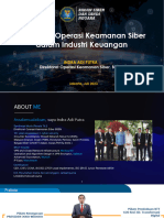 BSSN - Perspektif Operasi Keamanan Siber Dalam Industri Keuangan