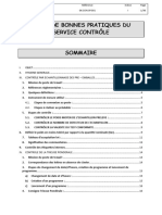 Guide de Bonnes Pratiques Du Service Contrôle