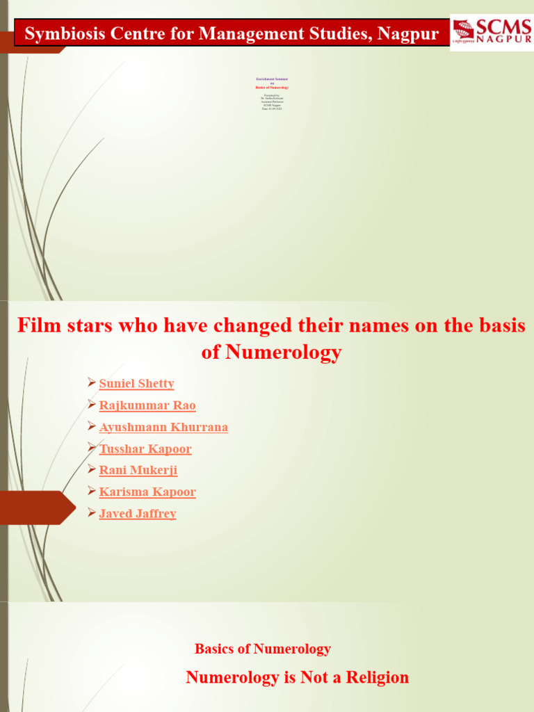 Numerology Pdf Intuition Psychology