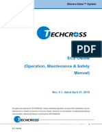 Techcross Electro-Cleen Operation - Maintenance - andSafetyManual (OMSM) - Rev. 0.1 - Dated April 21 - 2018