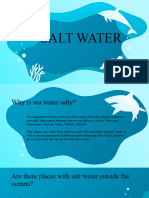 Salt Water - Week 2