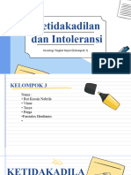 Ketidakadilan Dan Intoleransi, Kel. 3 Sosiologi