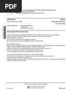 University of Cambridge International Examinations General Certificate of Education Advanced Subsidiary Level and Advanced Level