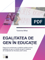 Raport Egalitatea de Gen Educatie Romania