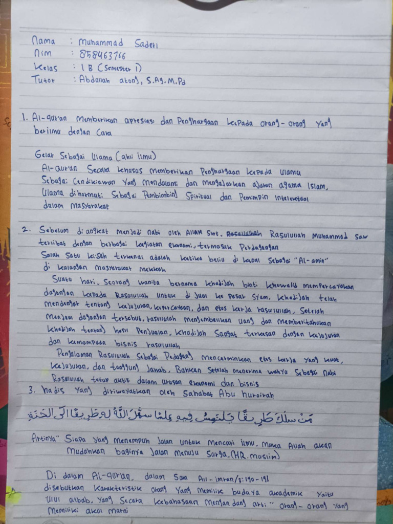 Tugas 3 Pendidikan Agama Islami Pdf