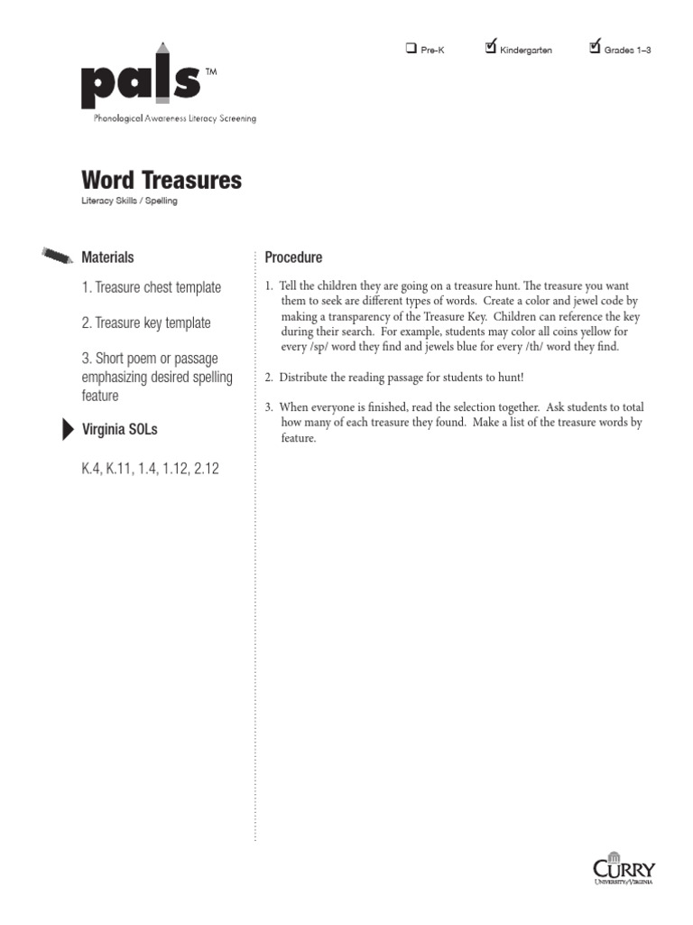 Word treasure pdf