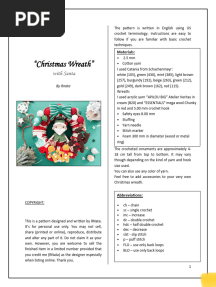 Rnata Christmas Wreath With Santa