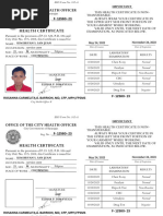 Hi-Precision Medical Exam Results | PDF | Physical Examination ...