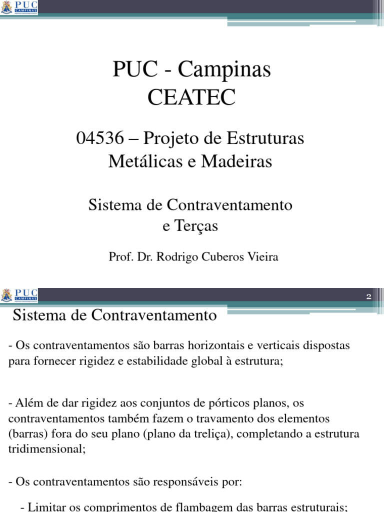 Sistema de Contraventamento en Estructuras | PDF