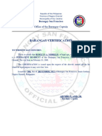 Certification Provincial Hosp. 2022