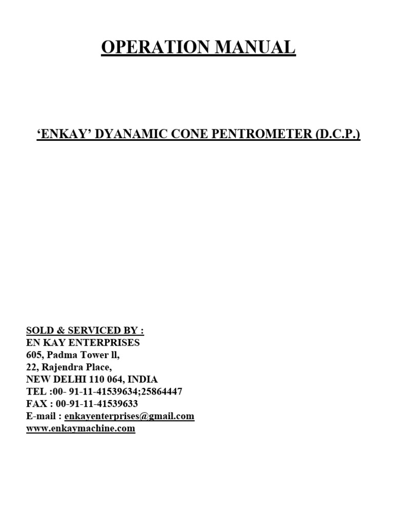 Dyanamic Cone Penetration (DCP) | PDF | Cartesian Coordinate System ...