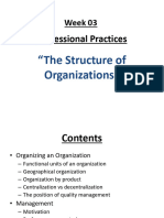 The Structure of Organizations Part B