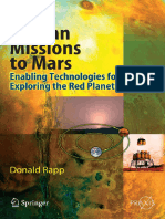 Astronomy - Human Missions To Mars - Enabling Technologies For Exploring The Red Planet - (Donald Rapp SPBAE) Springer-Praxis 2008
