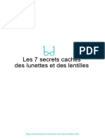7 Secrets Cachés Des Lunettes Et Des Lentilles