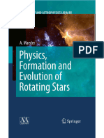 Astronomy - Physics, Formation and Evolution of Rotating Stars (Astronomy and Astrophysics Library) - (Andre Maeder) Springer 2009