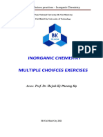 Multiple Choices Exercise For Inorganic Chemistry Print