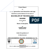 Data Science Report Format