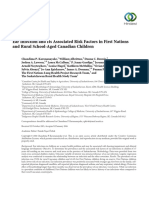 Research Article: Ear Infection and Its Associated Risk Factors in First Nations and Rural School-Aged Canadian Children