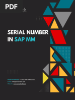 Serial Number in SAP MM