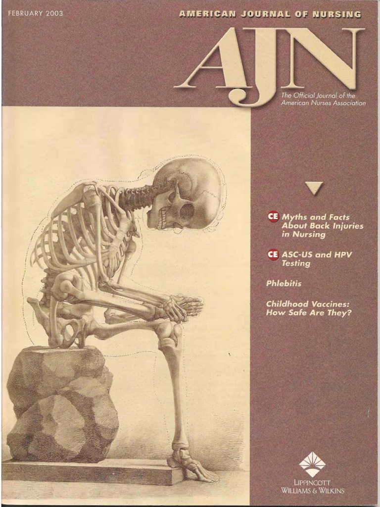 AJN - Myths and Facts About Back Injuries in Nursing | PDF | Nursing ...