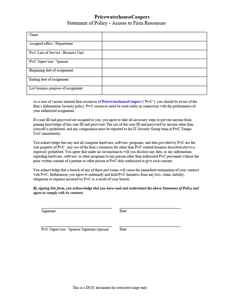 Statement of Policy | PDF