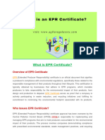 What Is EPR Certificate?