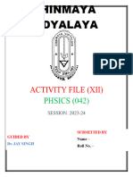 Physics Activity File