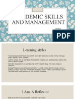 Academic Skills and Management: Brindha.S 21BAF107