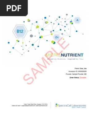 does spectracell test glutathione levels Functional Intracellular Nutrition Revolution Health & Wellness Both low folate and low