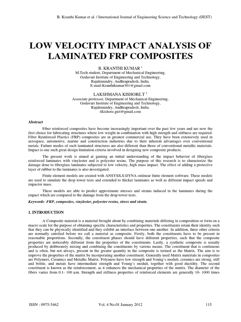 Ansys 1 | PDF | Composite Material | Civil Engineering