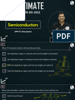 Semiconductors - DPP 01 Solution Notes