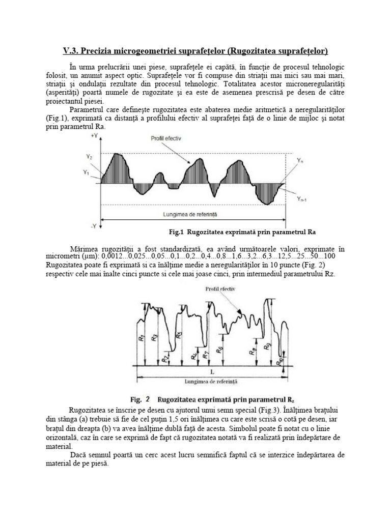Rugozitatea | PDF