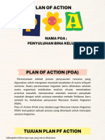 Plan of Action (Sarah)