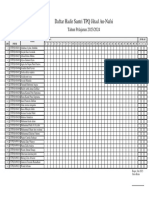 DAFTAR HADIR Santri TPQ