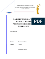 Monografía Inflexibilidad Laboral