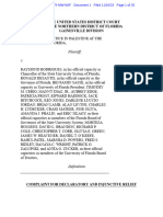 SJP at UF v. Rodrigues (No. 1 - 23-Cv-275) Complaint