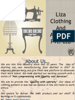 Company Profile - Liza Clothing Apparels PVT LTD