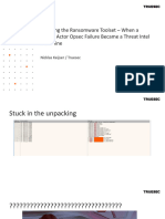 Nicklas Keijser - Breaking The Ransomware Tool Set