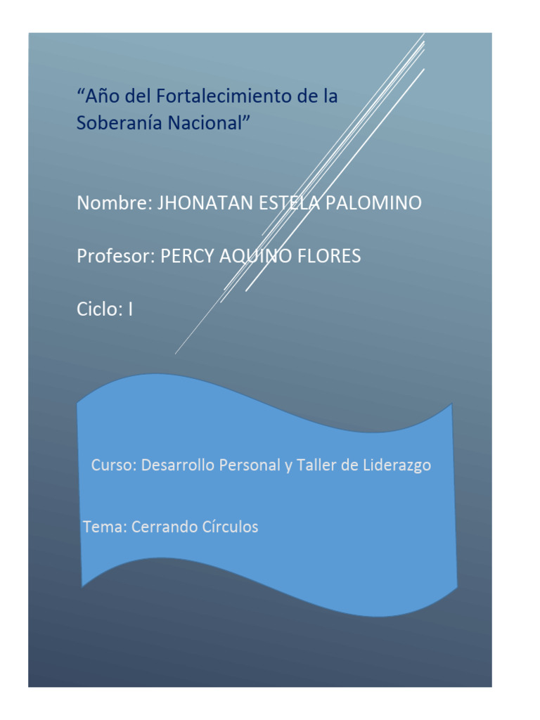 Aprende a Cerrar Círculos | PDF | Crecimiento personal y profesional ...