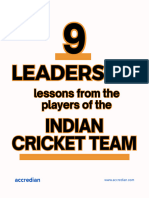 9 Leadership Lessons From The Indian Cricket Team