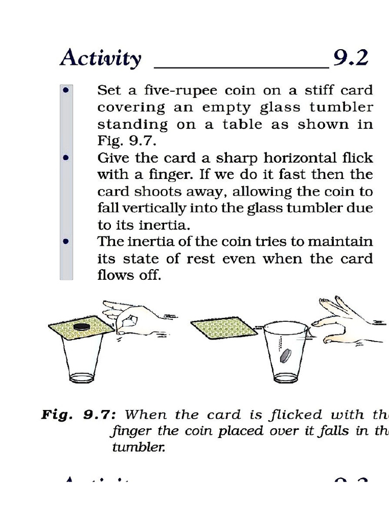 Activities of Science For Class 9 | PDF