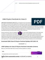 CBSE Physics Practical Class 12 Lab Manual For 2023-24 Board Exa
