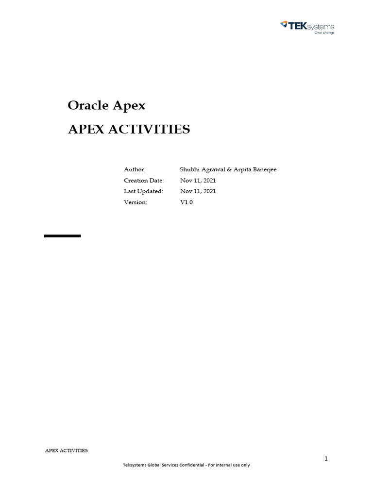 Celebrity Apex Activities