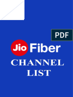 Jio Fiber Channels Plan Details