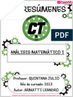 Resumen - Análisis Matemático I